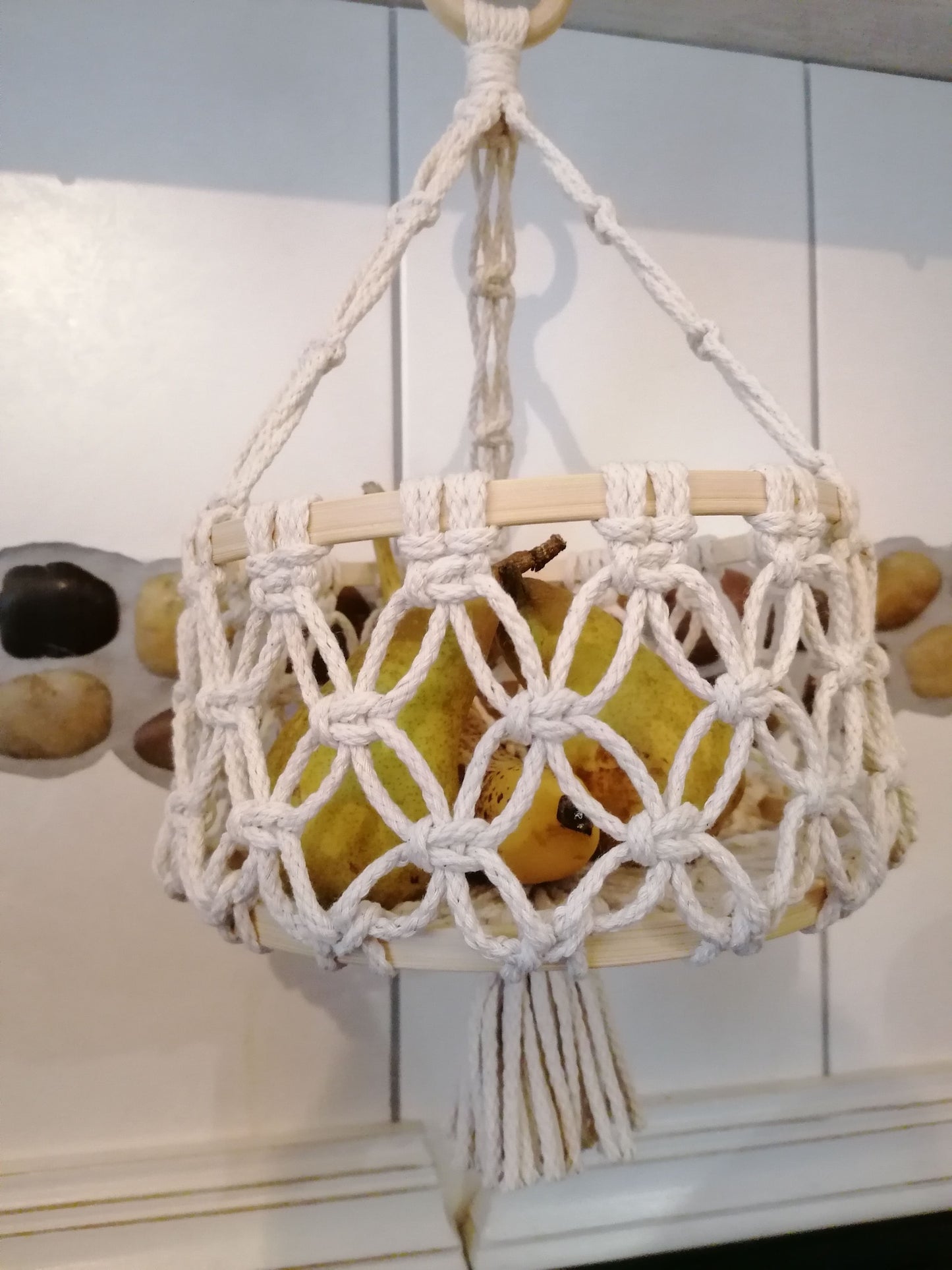 Makramee-Obstkorb zum Aufhängen (von Knotenliebe by Sina Milde)