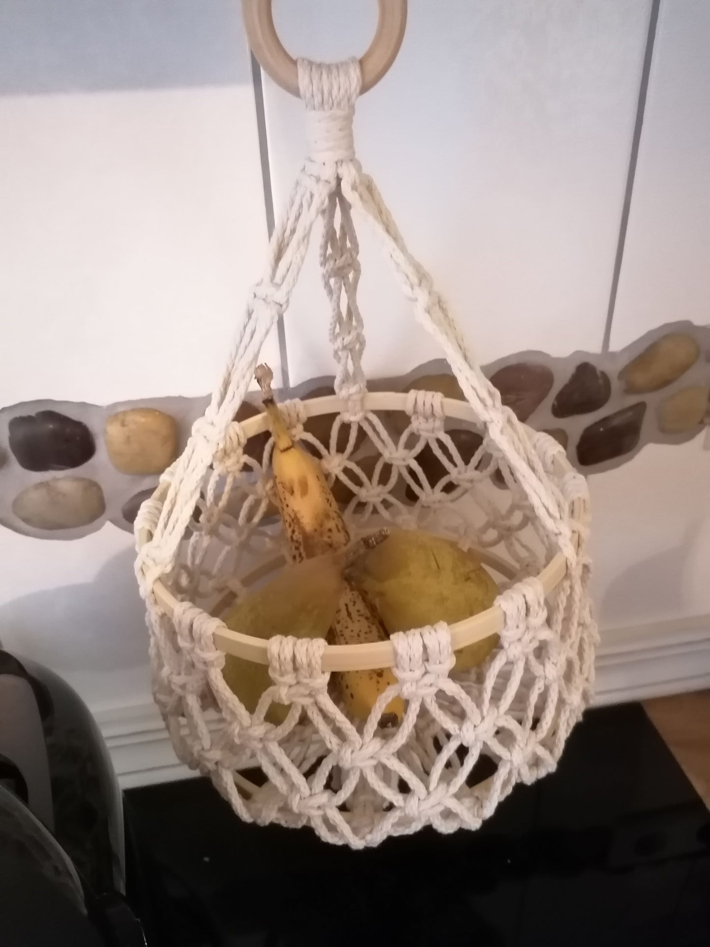 Makramee-Obstkorb zum Aufhängen (von Knotenliebe by Sina Milde)