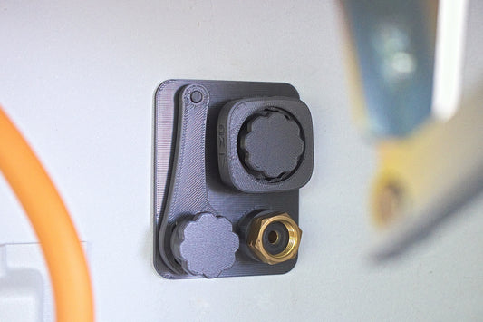 Gasflaschen-Werkzeugset inkl. Halterung (groß)