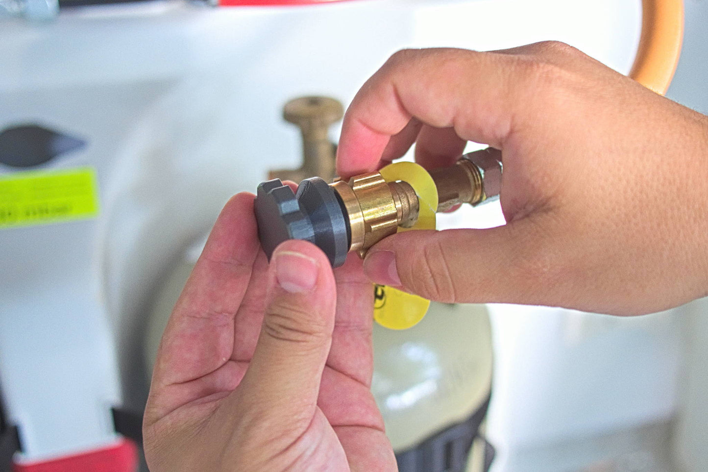Gasflaschen-Werkzeugset inkl. Halterung (groß)