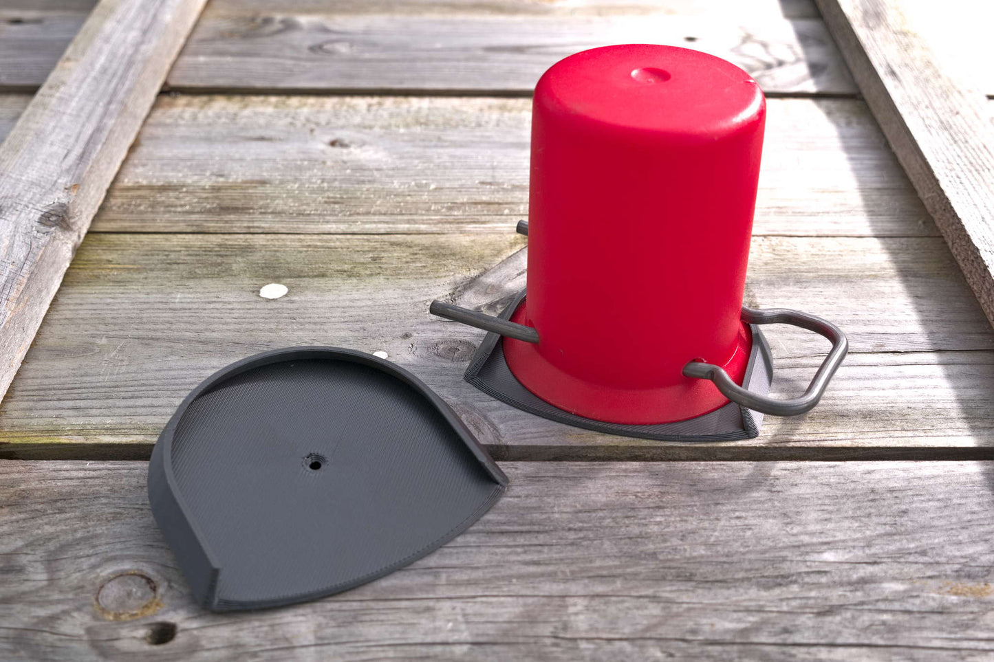 SPARSET Schutzkappen: 2 Halterungen für Gasflaschen-Schutzkappen (z.B. für DuoControl)