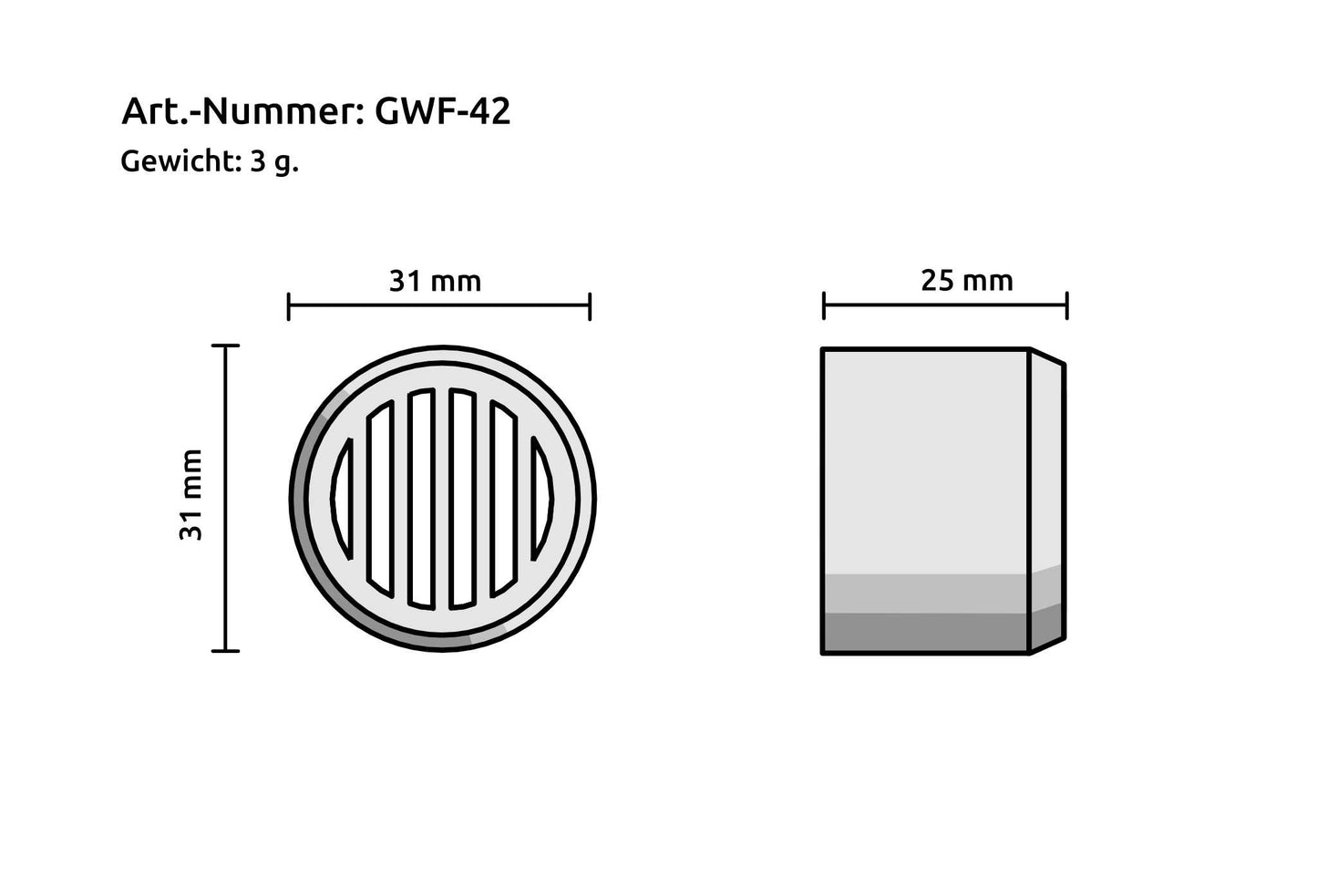 Wespen-Schutzgitter für Glasflaschen (2 Stück)