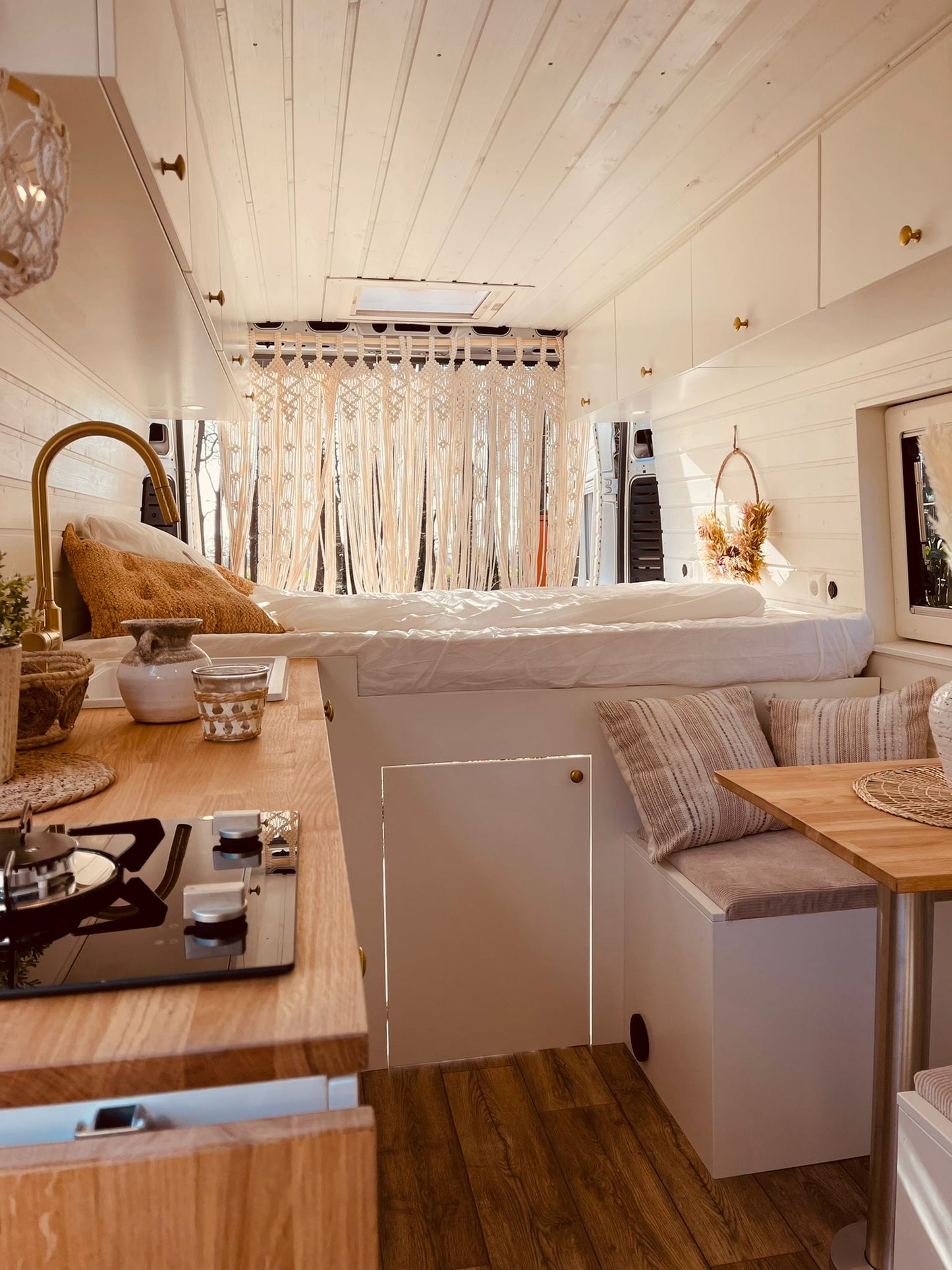 Makramee-Vorhang fürs Vanlife und Zuhause (von Knotenliebe by Sina Milde)