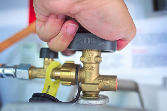 Auf- und Zudrehhilfe für Gasflaschen (Deutschland) – Handrad ohne Kraft öffnen und schließen